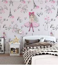 Papel de parede francesinha floral 2234-5834