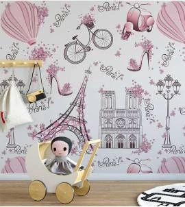 Papel de parede paris feminino