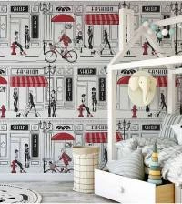 Papel de parede jornal Paris 2236-5838