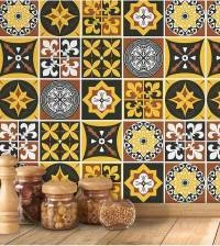Azulejo adesivo marroquino amarelo