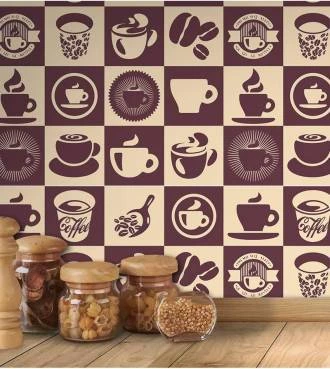 Azulejo adesivo café