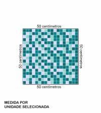 Pastilha adesiva em tons de azul 2261-5876