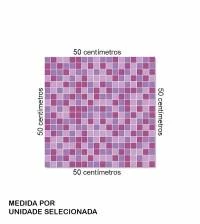 Pastilha adesiva em tons de lilás 2263-5880