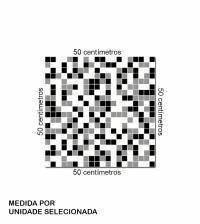 Pastilha adesiva preta branco e cinza 2264-5882