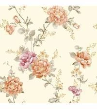 Papel de parede de flores rose 2273-5895