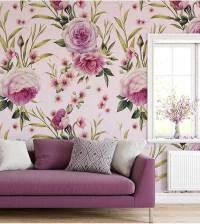 Papel de parede de flores rosa 2276-5900
