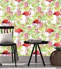 Papel de parede auto adesivo Flamingo tropical 2279-5905