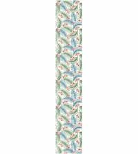 Papel de parede tropical com folhas azuis e verdes 2282-5912
