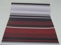 Papel de parede listrado vermelho branco e preto 480-592