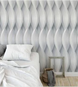 Papel de parede com ondas 3D