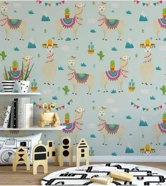 Papel de parede com Lhama
