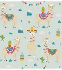 Papel de parede com Lhama 2297-5941