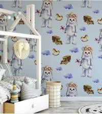 Papel de parede infantil ursos 2299-5944