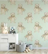Papel de parede infantil de urso 2300-5946