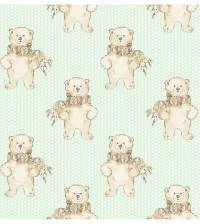 Papel de parede infantil de urso 2300-5947