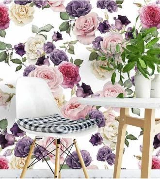 Papel de parede com rosas