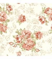 Papel de parede rose bege clássico 2315-5972