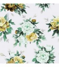 Papel de parede de flores amarelas e brancas 2314-5975