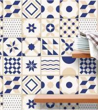 Adesivo azulejo português retrô