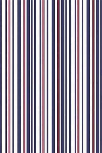 Papel de parede listrado de azul, branco e vermelho