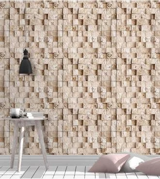 Papel de parede canjiquinha quadrada