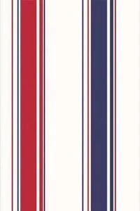 Papel de parede listrado azul branco e vermelho 486-604