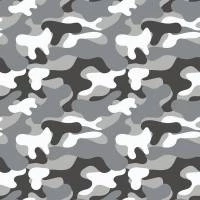 Papel de parede camuflado cinza preto e branco 2352-6051