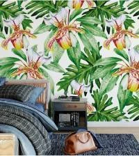 Papel de parede orquideas tropical 2355-6056