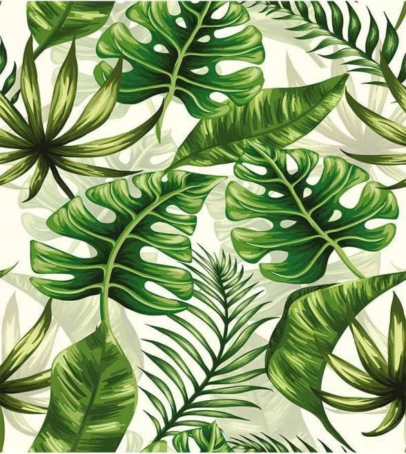 Papel de parede Tropical folhagem verde 2359-6062
