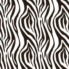 Papel de parede zebrado branco e preto
