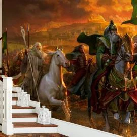 Papel de parede a cavalgada de Rohan