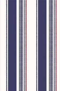 Papel de parede listrado de azul branco e vermelho 490-612