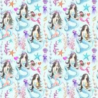Papel de parede Sereia mãe e filha