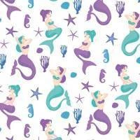 Papel de parede sereia charmosa