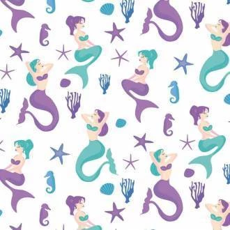 Papel de parede coleção sereias 17