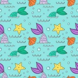 Papel de parede calda de sereia