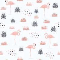 Papel de parede flamingo rosê