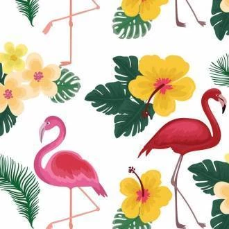 Papel de parede flamingo 07