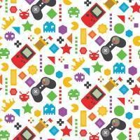 Papel de parede nerd colorido