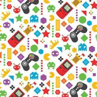 Papel de parede nerd colorido