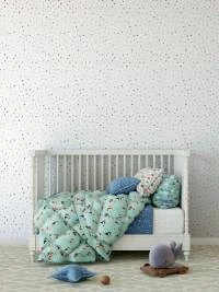 Papel de parede triângulo pequenos cinza e azul 2539-6489
