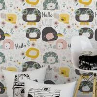 Papel de parede kawaii bixinhos 2537-6494