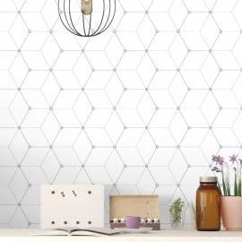 Papel de parede colmeia tridimensional