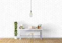Papel de parede colmeia tridimensional 2508-6498