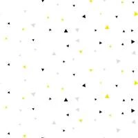 Papel de parede triângulo preto, cinza e amarelo 2540-6508