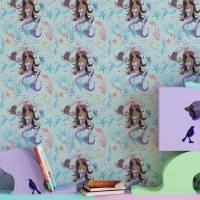 Papel de parede sereia morena 2446-6524