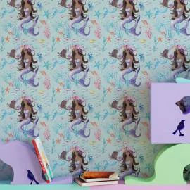 Papel de parede sereia morena