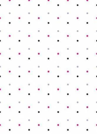 Papel de parede poá com bolinhas coloridas e fundo branco