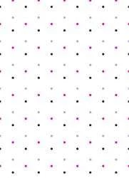 Papel de parede poá com bolinhas coloridas e fundo branco