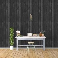 Papel de parede madeira preta 2326-6550